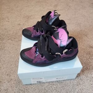 Lanvin 'Curb' sneakers from the Batman collaboration in a Raisin and Black